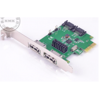 Card chuyển đổi PCI-E 1x to Esata+SataIII 6G/s SYBA 